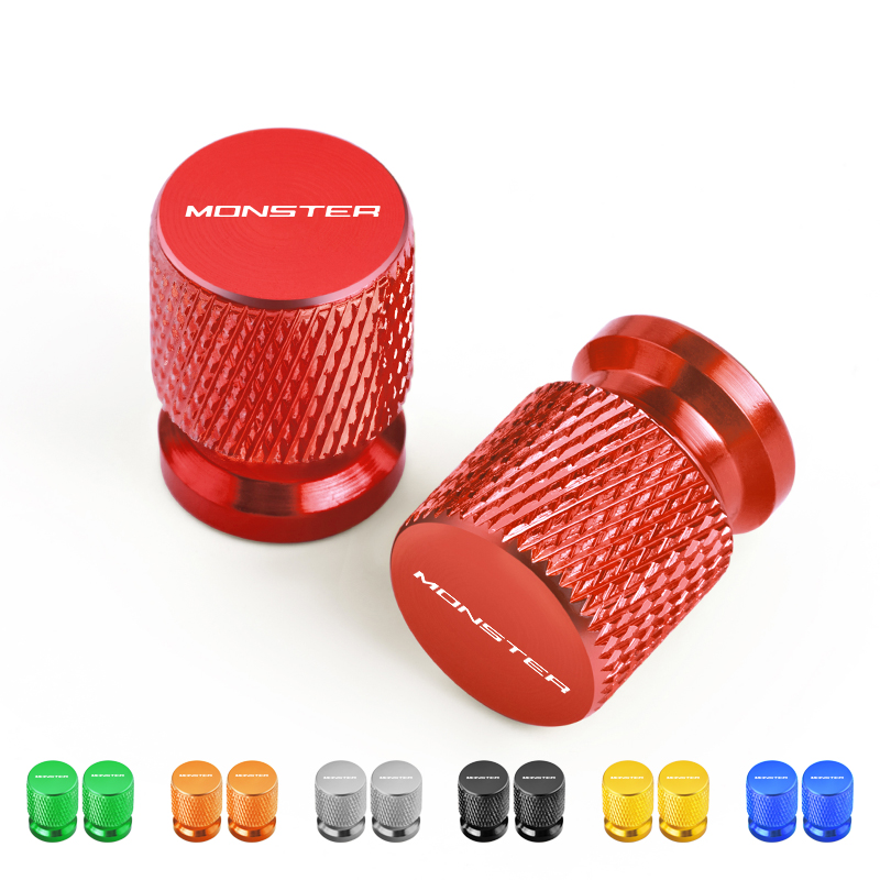 Motorcycle Valve Cover - 2 Stück CNC-Ventilkappen für Ducati Monster