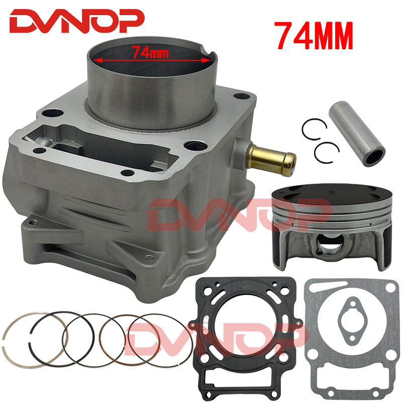 Motorcycle Engine Kit - Motorrad-Zylinderkolbenring-Dichtungssatz mit 74 mm Bohrung für