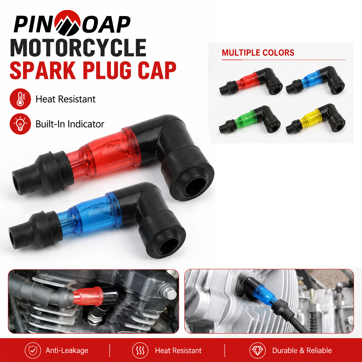 PINMOAP 1/2 Stück Leistungssta – Motorcycle Spark Plug Bewertung und Preis