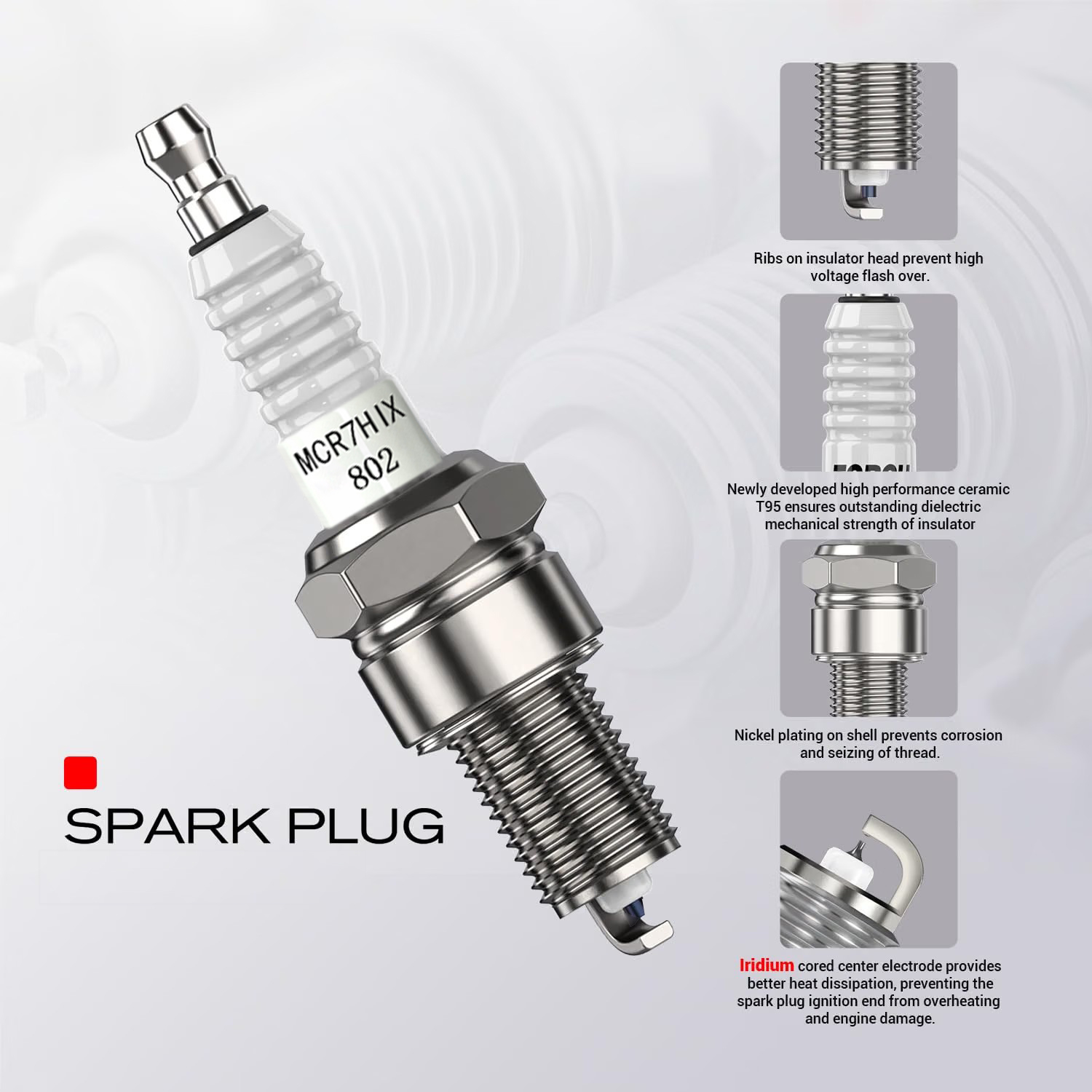 1-4 Stück Original Gute AN Iri – Motorcycle Spark Plug Bewertung und Preis