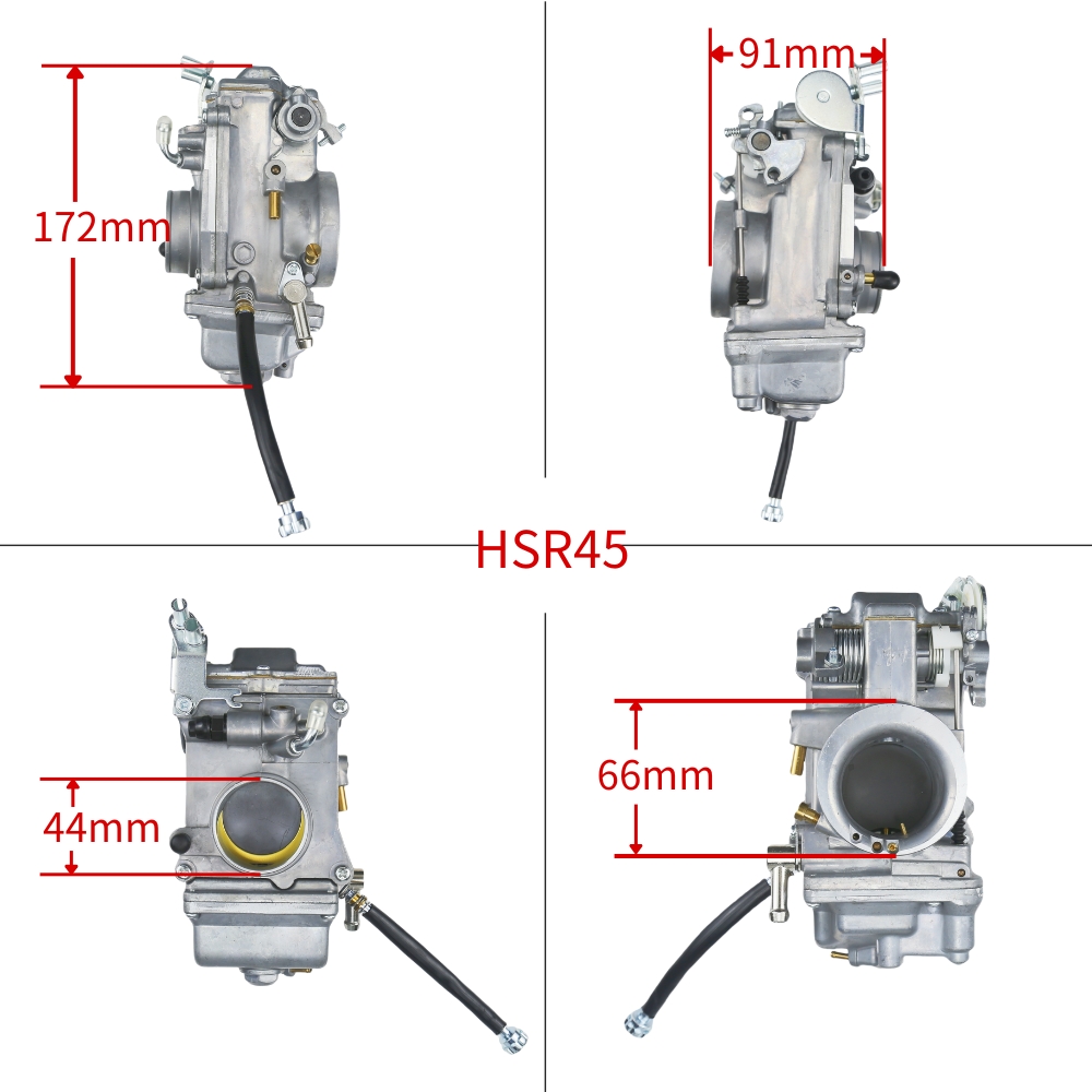 Für Mikuni HSR42 HSR45 HSR48 4 – Motorcycle Carburetor Bewertung und Preis