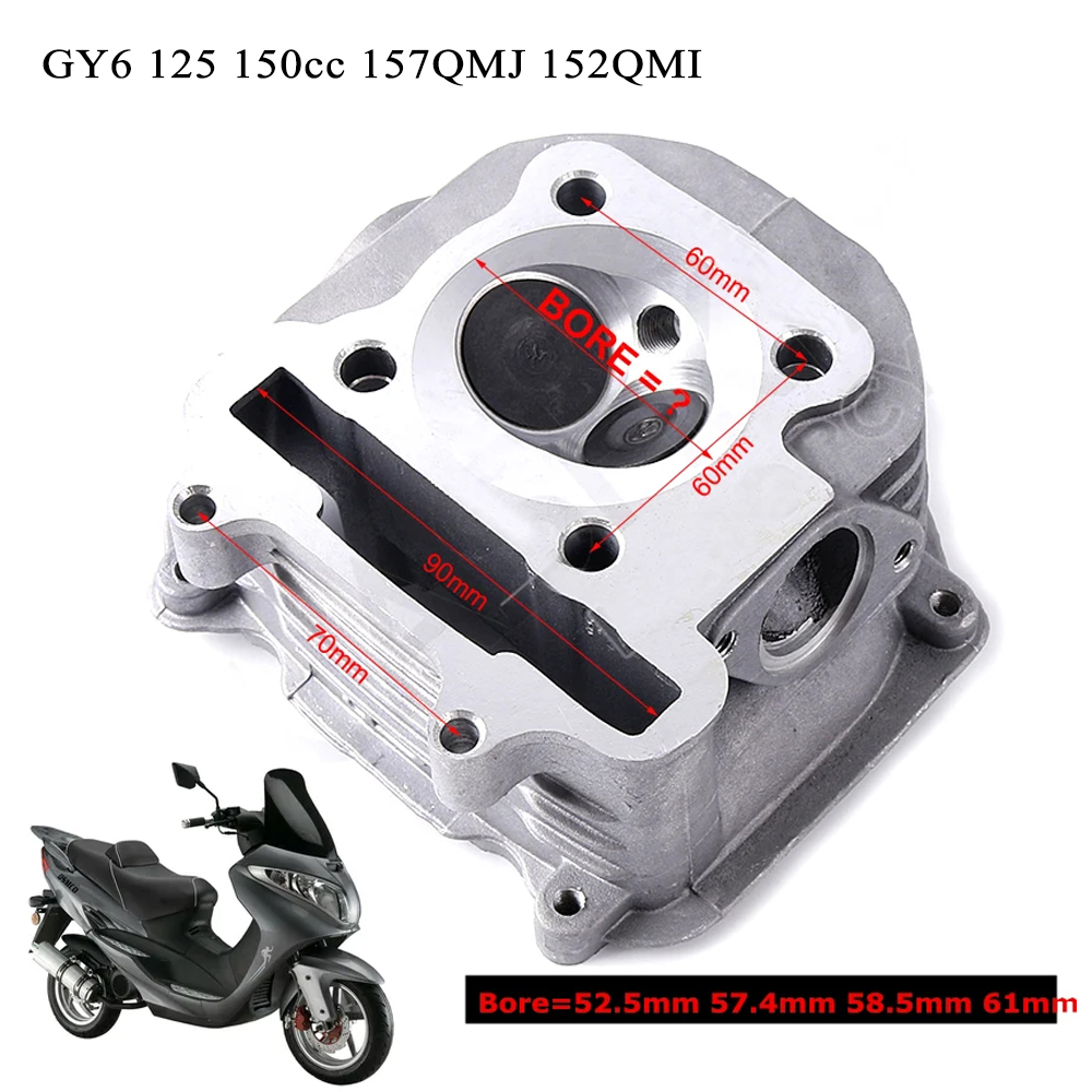 Gy6 zylinderkopf motorrad teil – Motorcycle Cylinder Bewertung und Preis