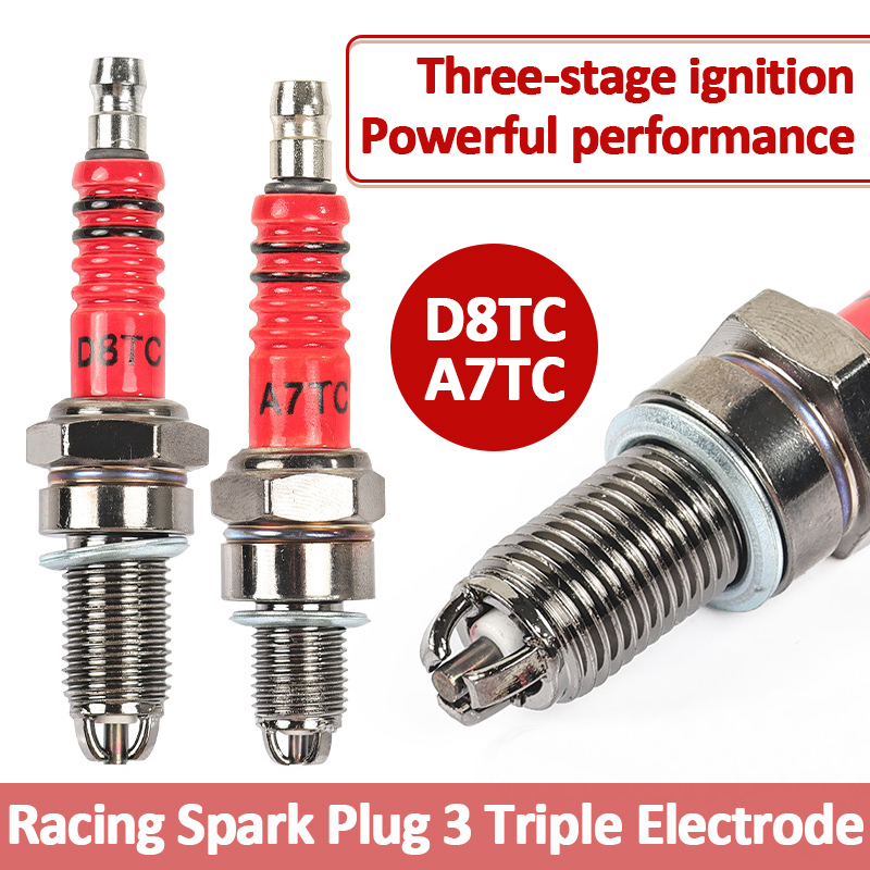 1/2 Stück Rennzündkerze mit 3  – Motorcycle Spark Plug Bewertung und Preis